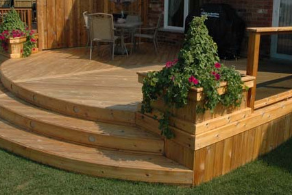 how to build a wood patio